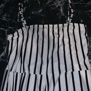 Pinstripe jumpsuit